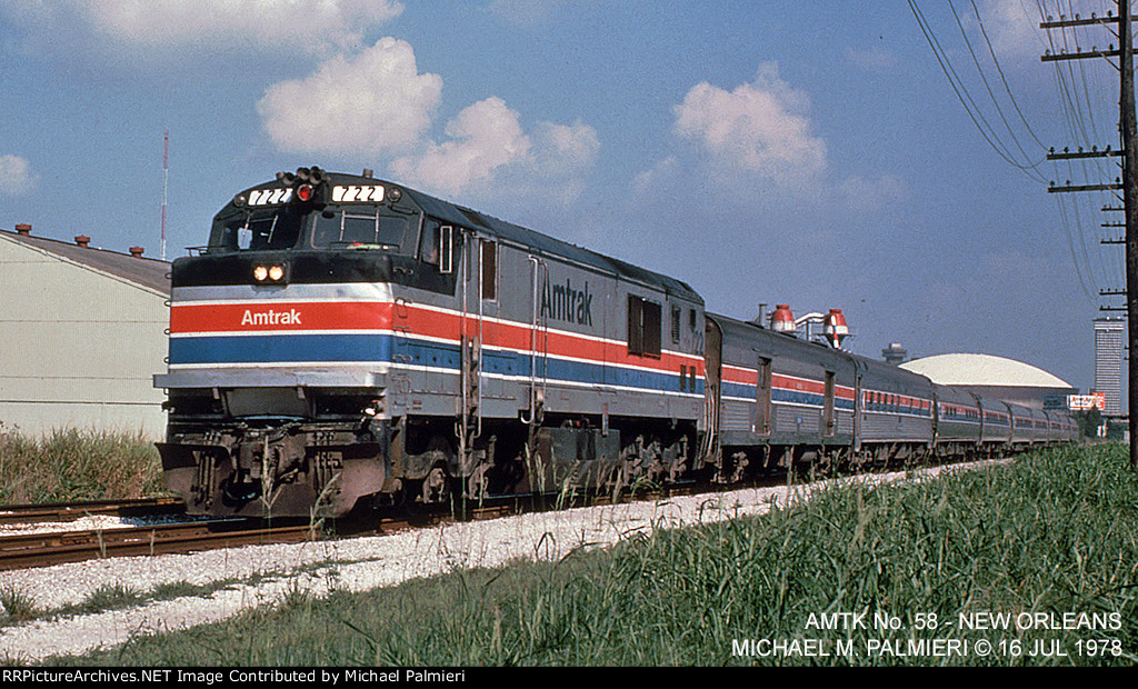 Amtrak Train No. 58
